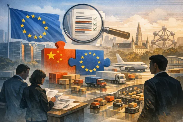 Illustration of JD.com, the European Commission and the Ceconomy takeover investigation