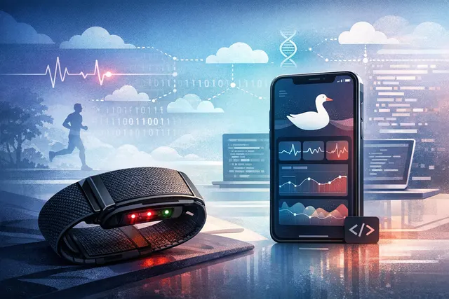 What is the open-source iOS app Goose, what does it aim to do with the WHOOP 5.0 fitness band, how was it developed, what are its major limi