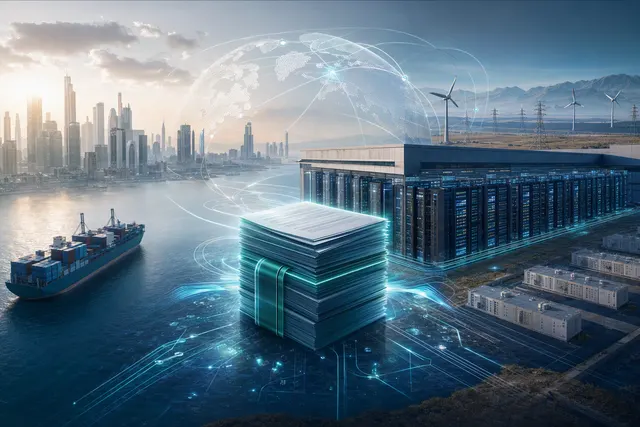 Illustration of ByteDance’s AI infrastructure financing and data-center expansion