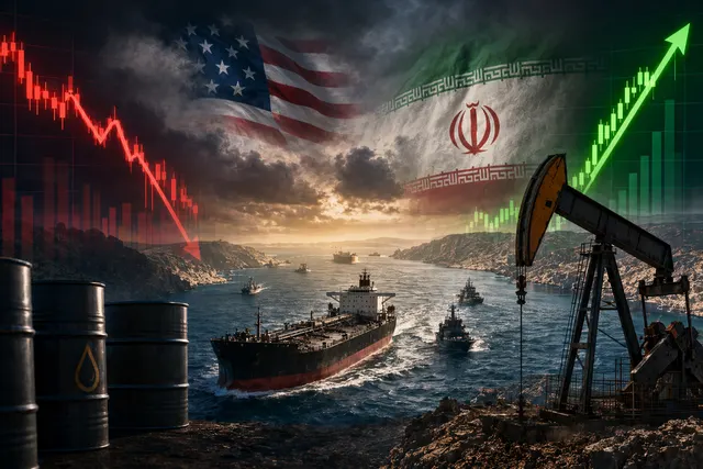 Oil-market volatility around the Strait of Hormuz during US-Iran tensions