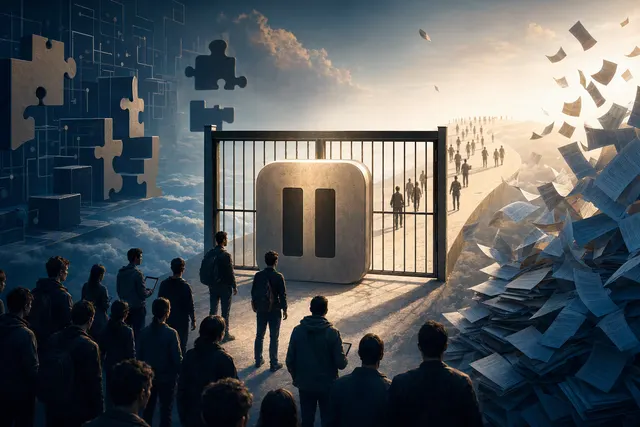 Illustration representing Anthropic’s pause of free Claude Startups offers after a surge in applications