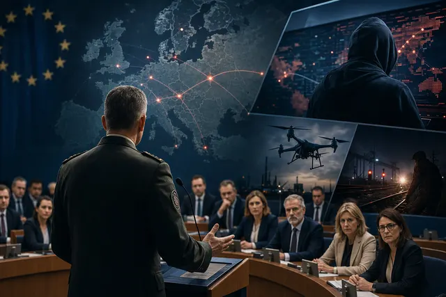 What did NATO’s Supreme Allied Commander Europe, Alexus Grynkewich, tell EU lawmakers about the purpose of Russia’s escalating sabotage, cyb