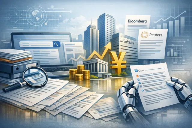 Abstract financial chart with SoftBank and OpenAI logos representing the revived $10 billion margin loan negotiations