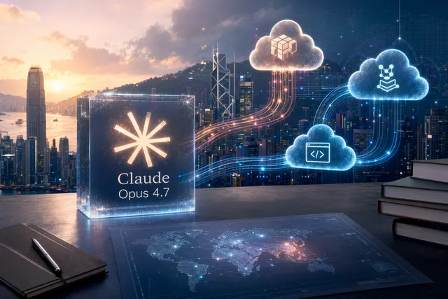 香港開發者透過 AWS Bedrock、Google Vertex AI 與 Claude API 查核 Claude Opus 4.7 官方使用路線的示意圖
