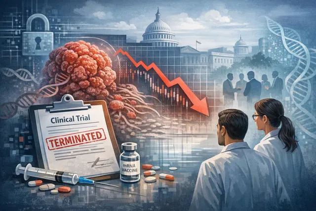 What happened when BioNTech announced on August 28, 2026 that it would terminate its Phase 2 BNT122 01 trial of autogene cevumeran—an indivi