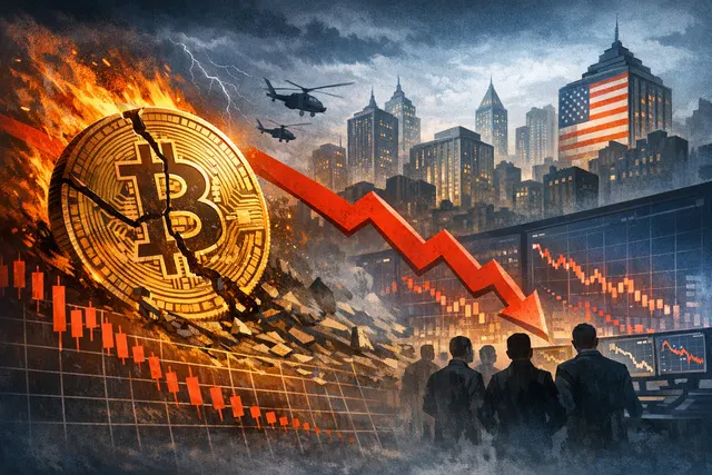 Bitcoin bear market divergence with stocks hitting all-time highs