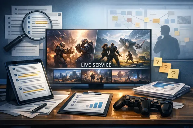 PlayStation DualSense controller with a live-service game interface and Bungie logo in the background, symbolizing Sony's high-stakes strategy shift.