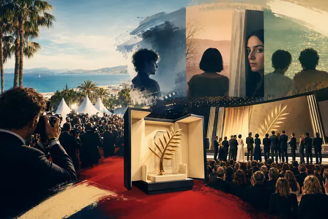 Cannes Film Festival red carpet and Palme d’Or imagery representing the 79th Cannes Film Festival