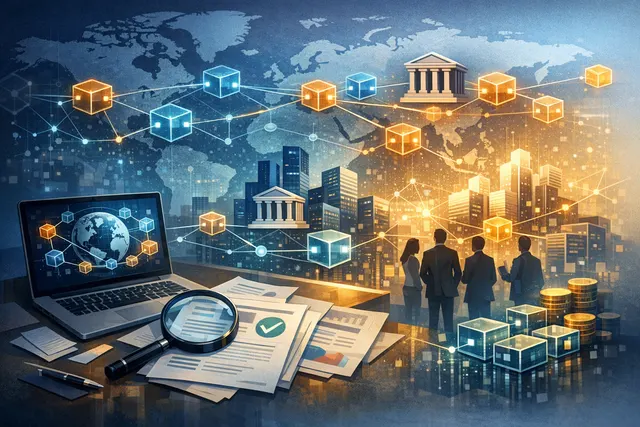 SWIFT blockchain ledger announcement with 17 banks for tokenized cross-border payments
