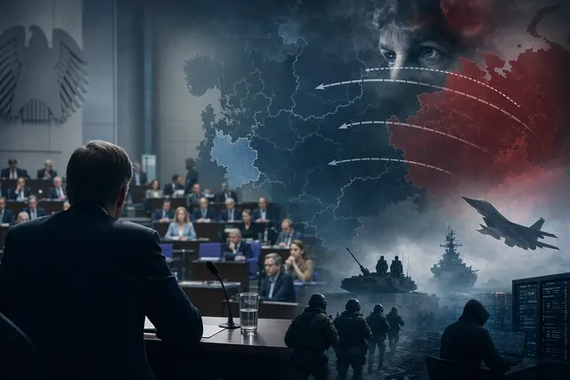 What did BND president Martin Jaeger tell German lawmakers about the risk of a violent conflict with Russia, including Russia’s alleged “sha