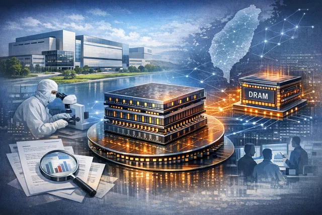 Wafer-on-wafer memory stacking technology graphic representing TSMC and Winbond collaboration to address AI's memory wall bottleneck