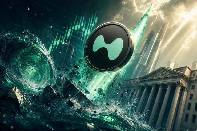 Illustration of Hyperliquid HYPE token rally driven by short squeeze and ETF inflows