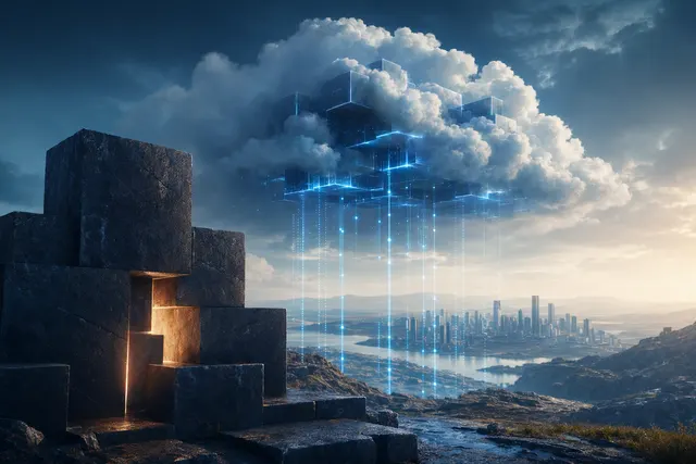 Illustration representing modular datacentre infrastructure for Granite’s agentic cloud