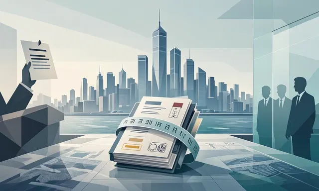 Editorial illustration of Shein’s Hong Kong IPO, stock-market listing and supply-chain controversy