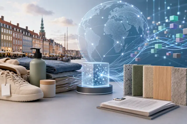 Illustration representing AI-powered product compliance across multiple markets