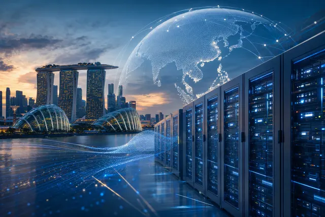 Illustrative image accompanying an article about Singapore’s data centre yields and the Asia-Pacific market.