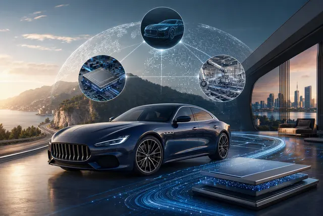 How is Stellantis negotiating a long term partnership with Huawei and JAC Group to revive Maserati—potentially integrating Huawei’s Harmony