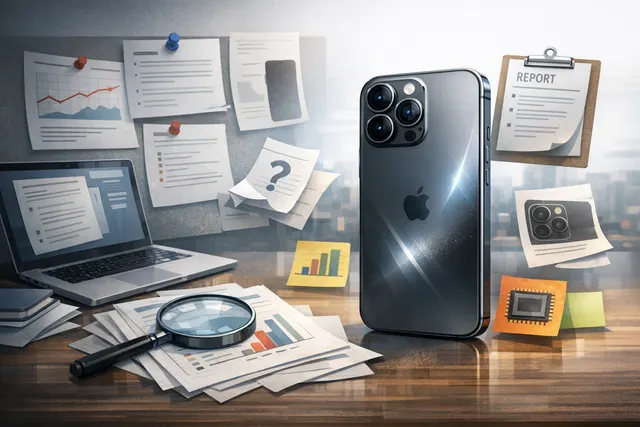Futuristic concept render of the iPhone 18 Pro Max showing its large display and camera module