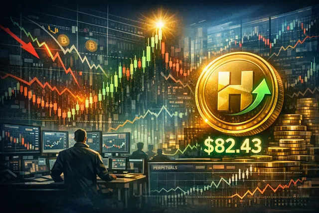 Illustration of HYPE reaching a record high as Hyperliquid surpasses Pump.fun in daily crypto fees