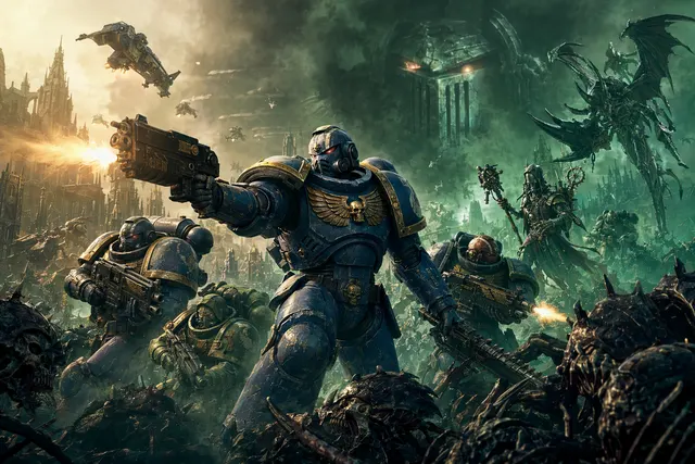 Warhammer 40,000 themed Xbox Free Play Days promotion during the Warhammer Skulls event