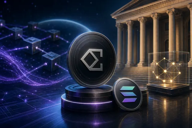 Illustration representing Ethena USDe stablecoin growth on the Solana DeFi ecosystem