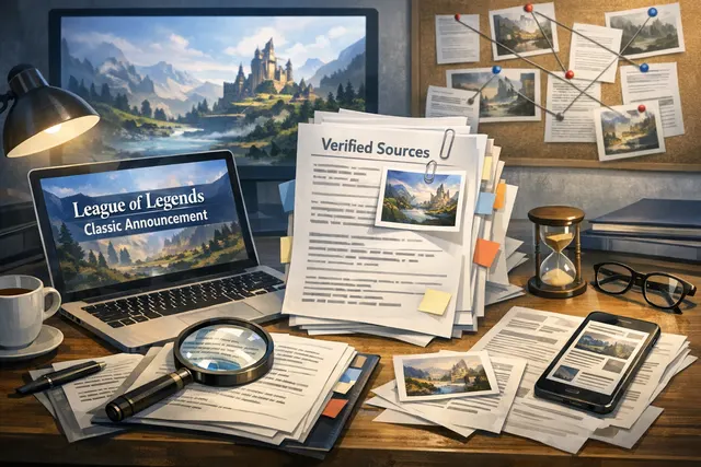 League of Legends Classic official announcement with '200 Years of Experience' teaser graphic