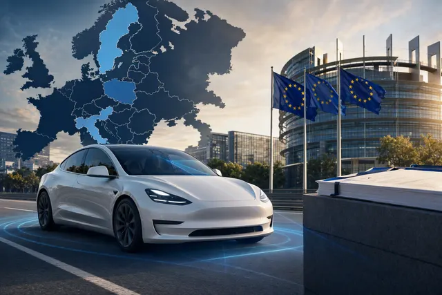What is the status of Tesla’s Full Self Driving (Supervised) approval in Europe ahead of the EU vote expected as early as October 6, includi