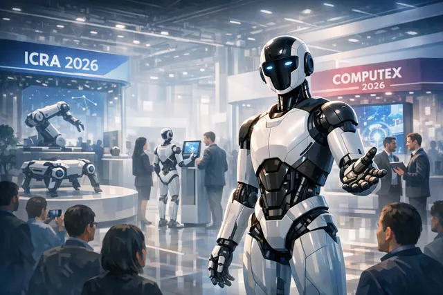 Vingroup's Dyno humanoid robot presented at ICRA 2026 and Computex Taipei