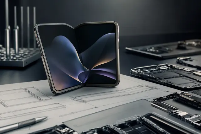 Conceptual illustration of Apple’s rumored foldable iPhone