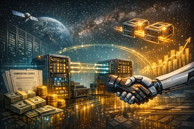 Editorial illustration of Nvidia and MediaTek custom AI chips connected through a rack-scale data-center network