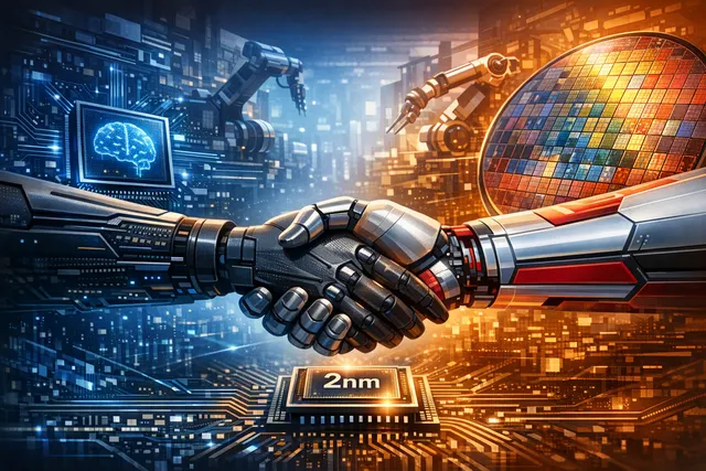 FuriosaAI and Broadcom third-generation 2nm AI inference chip platform concept