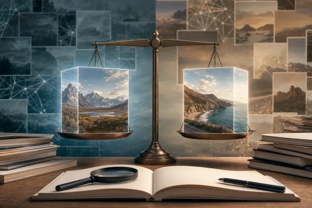 Editorial illustration for a GPT Image 2 versus GPT Image 1.5 photorealism fact-check