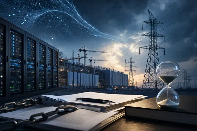 How has Oracle’s force majeure notice over power related delays at Blue Owl and STACK Infrastructure’s Project Jupiter data center in New Me