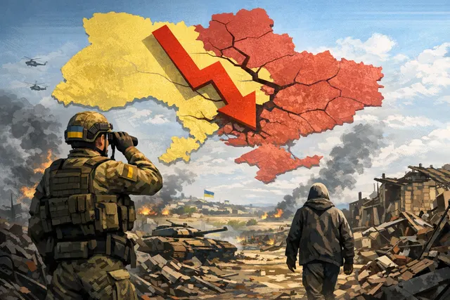 Map graphic showing Russian territorial losses in Ukraine during April and May 2026, with arrows indicating net negative change and Ukrainian counter-offensive gains.