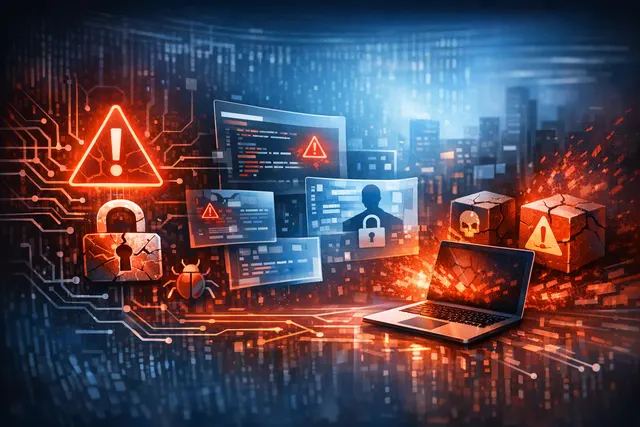 Conceptual cybersecurity image representing Adobe June 2026 patch updates and critical vulnerabilities.