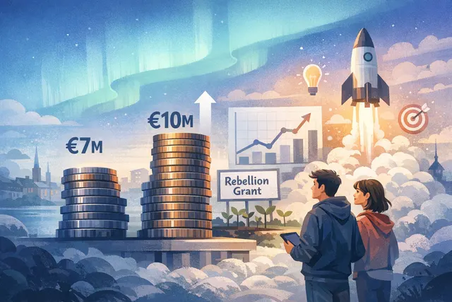 Wave Ventures Fund III and Rebellion Grant announcement visual