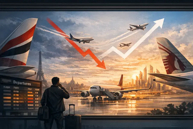 Global aviation fuel shock reshaping airline industry dynamics with aircraft and rising cost indicators