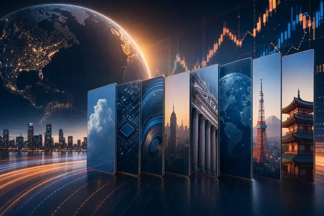 Illustration of 24/7 crypto trading screens for Bybit stock and ETF perpetual contracts