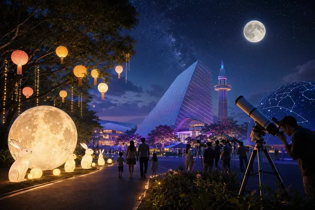 Illustration for Science Centre Singapore’s Celestial Nights Mid-Autumn event