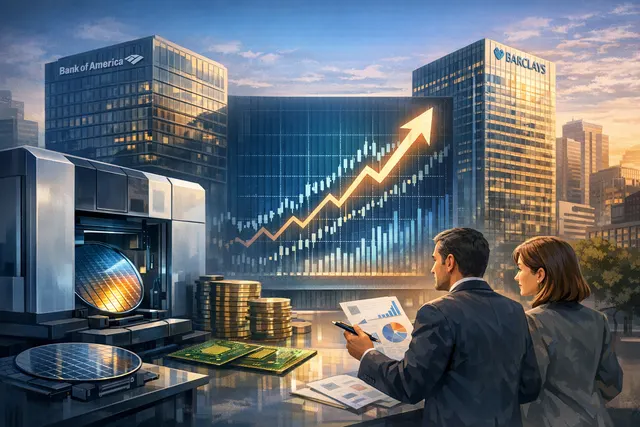 ASML price target upgrades from Bank of America and Barclays in June 2026