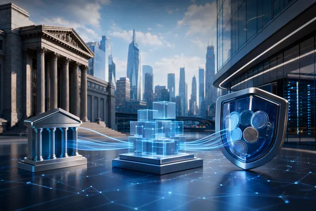 Illustrative visual for Coinbase’s institutional crypto-infrastructure strategy