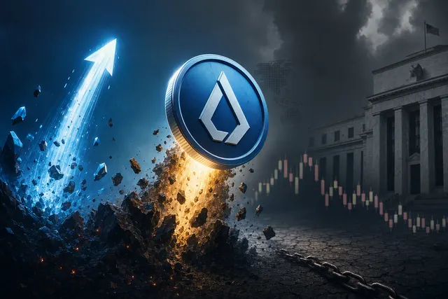 Editorial illustration of Lisk’s volatile September 2026 cryptocurrency price rally