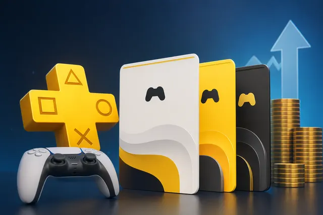 Illustration representing PlayStation Plus subscription price increase in India
