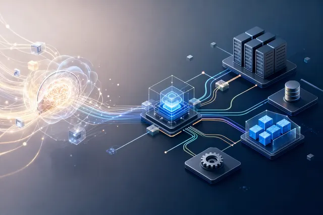 Illustration representing an open control plane for managing persistent AI agents