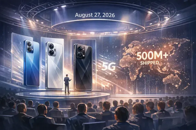 Redmi Note 17 Pro Max 5G smartphone illustrating Xiaomi’s global launch and 10,000mAh battery