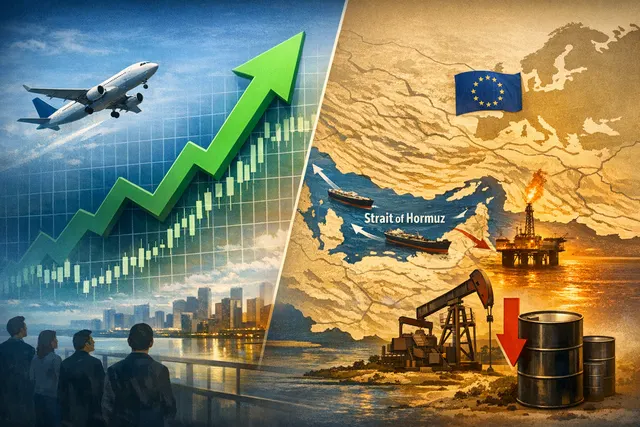 European airline stocks surge and oil prices plunge amid U.S.-Iran Strait of Hormuz deal hopes in 2026