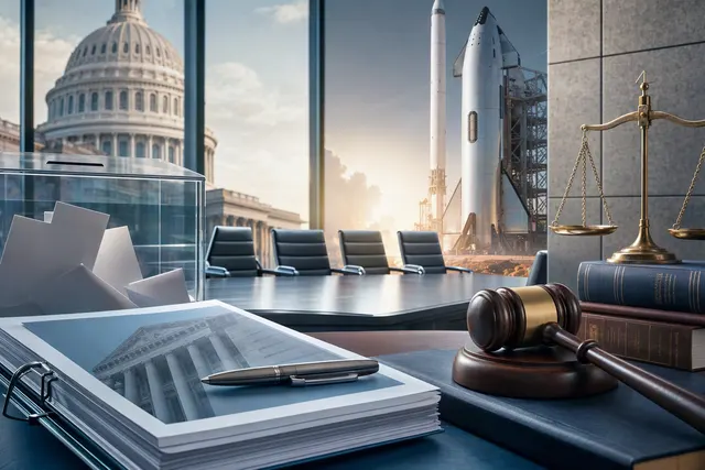 Illustration representing Tesla shareholders reviewing a proxy ballot ahead of the December 3, 2026 annual meeting