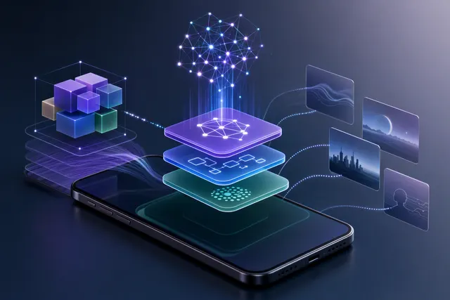 AI-generated editorial illustration for Alibaba’s Qwen Intelligence phone-agent platform