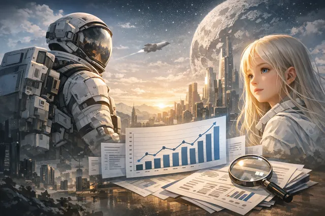 Concept art or promotional key art for Capcom's sci-fi action game Pragmata, featuring the android character Diana.
