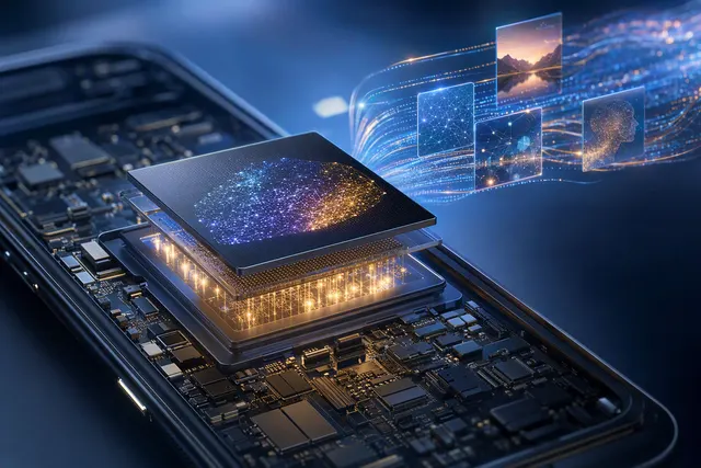 Illustration of Qualcomm’s next-generation Hexagon NPU for on-device AI